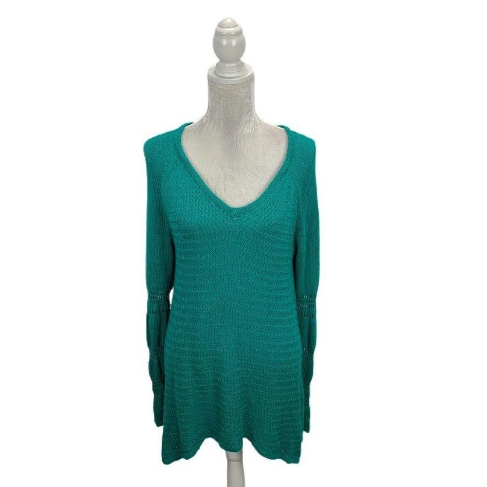 Tommy Bahama Loose Knit‎ Tunic Sweater Shark Bite